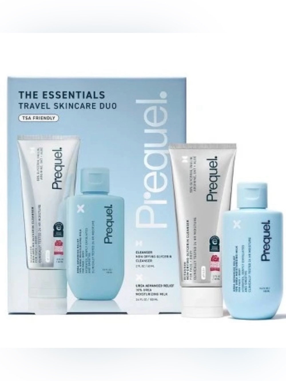 Prequel The Essentials Travel Skincare Duo (TSA-Friendly)